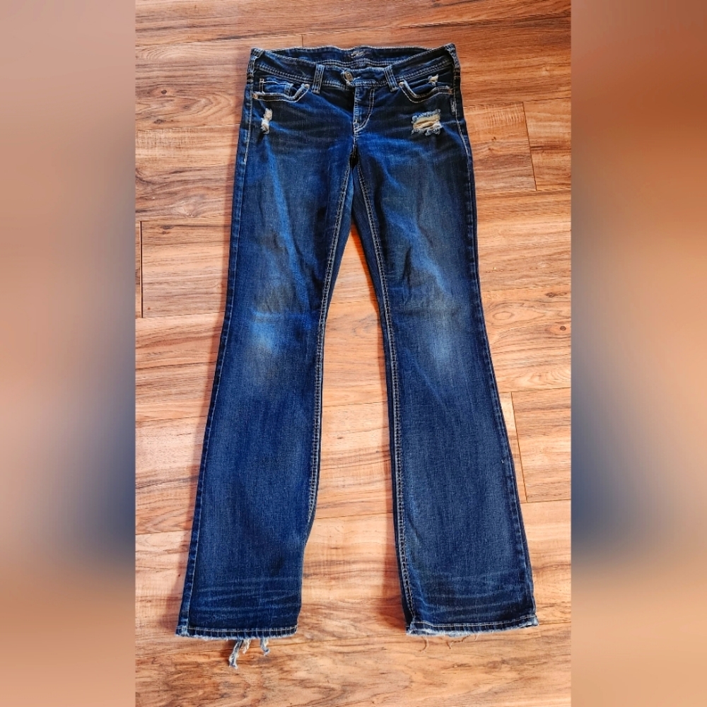 Silver jeans